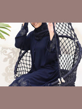 Regal Indigo Abaya